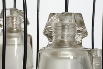 Marco Zanuso Cascading chandelier by Marco Zanuso for Oluce