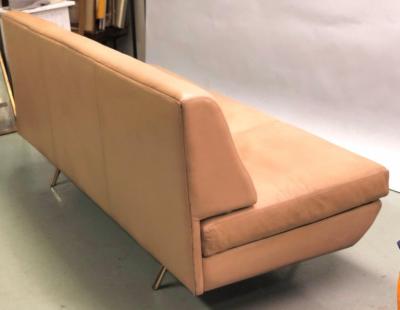 Marco Zanuso Italian Midcentury Sleep o Matic Leather Sofa Couch Marco Zanuso Arflex