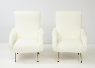 Marco Zanuso Lady Style Pair of Lounge Chairs Italy circa 1955