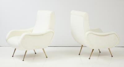 Marco Zanuso Lady Style Pair of Lounge Chairs Italy circa 1955
