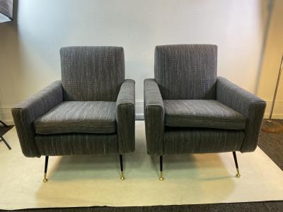 Marco Zanuso MID CENTURY MODERN ITALIAN ARMCHAIRS DESIGNED BY MARCO ZANUSO
