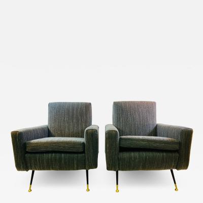 Marco Zanuso MID CENTURY MODERN ITALIAN ARMCHAIRS DESIGNED BY MARCO ZANUSO
