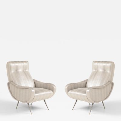 Marco Zanuso Marco Zanuso Italian Lounge Chairs