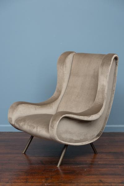 Marco Zanuso Marco Zanuso Original Senior Lounge Chair for Arflex