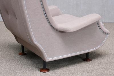 Marco Zanuso Marco Zanuso Regent Armchair Arflex Italy 1960s