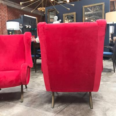 Marco Zanuso Marco Zanuso Senior Armchairs 1950 1960 for Arflex