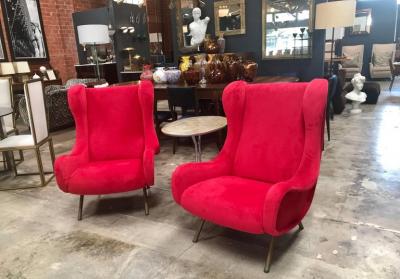 Marco Zanuso Marco Zanuso Senior Armchairs 1950 1960 for Arflex