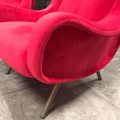 Marco Zanuso Marco Zanuso Senior Armchairs 1950 1960 for Arflex