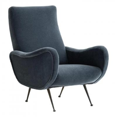 Marco Zanuso Mid Century Armchair in the Style of Marco Zanuso
