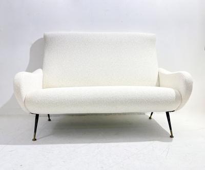 Marco Zanuso Mid Century Italian Sofa in the Style of Marco Zanuso