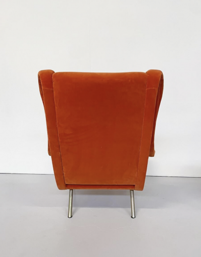 Marco Zanuso Mid Century Modern Pair of Senior Armchairs by Marco Zanuso for Arlfex