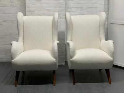 Marco Zanuso Pair of 1960s Italian Lounge Chairs