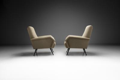 Marco Zanuso Pair of Italian Armchairs in the manner of Marco Zanuso Italy 1960s