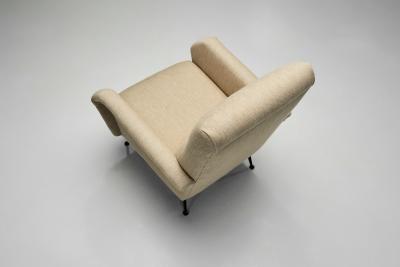 Marco Zanuso Pair of Italian Armchairs in the manner of Marco Zanuso Italy 1960s