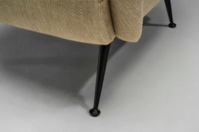 Marco Zanuso Pair of Italian Armchairs in the manner of Marco Zanuso Italy 1960s