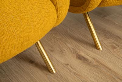 Marco Zanuso Pair of Italian Lounge Chairs In The Style of Marco Zanuso