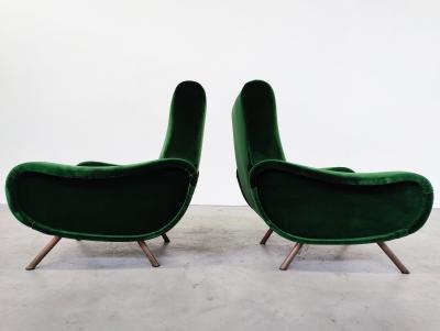 Marco Zanuso Pair of Mid Century Lady Armchairs by Marco Zanuso for Arflex