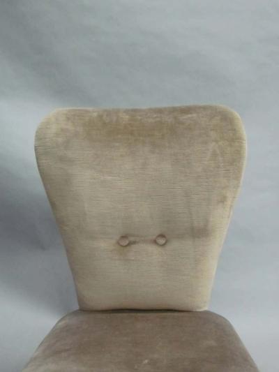 Marco Zanuso Pair of Mid Century Modern Slipper or Lounge Chairs Attributed to Marco Zanuso