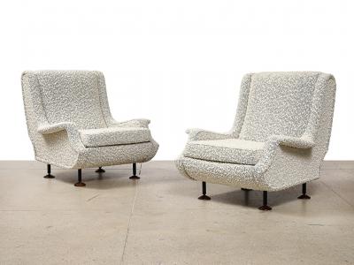 Marco Zanuso Pair of Regent Club Chairs by Marco Zanuso for Arflex
