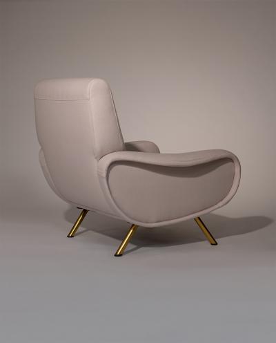 Marco Zanuso Pair of archairs by Marco Zanuso Lady Chair Arflex Italy 1951