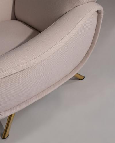 Marco Zanuso Pair of archairs by Marco Zanuso Lady Chair Arflex Italy 1951