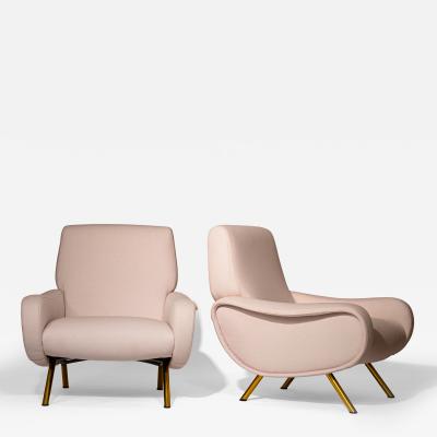 Marco Zanuso Pair of archairs by Marco Zanuso Lady Chair Arflex Italy 1951