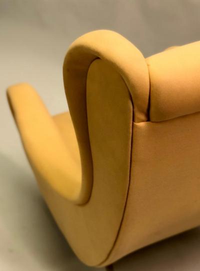 Marco Zanuso Vintage Pair of Italian Senior Chairs Lounge Chairs by Marco Zanuso Arflex