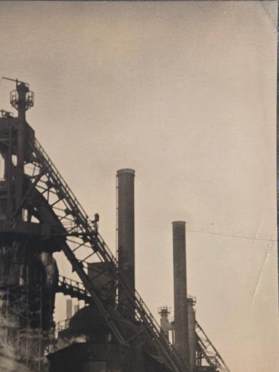 Margaret Bourke White Margaret Bourke White Precisionist Steel Mill Otis Steel Company 1928
