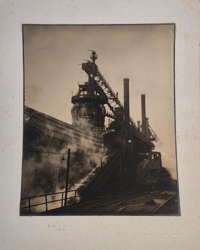 Margaret Bourke White Margaret Bourke White Precisionist Steel Mill Otis Steel Company 1928