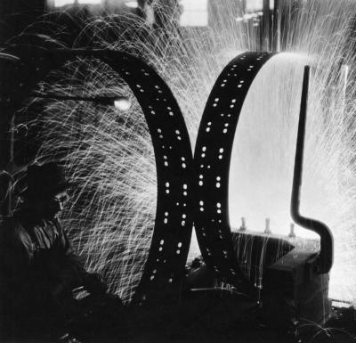 Margaret Bourke White Welding Tire Rims International Harvester Chicago IL