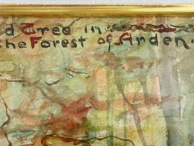 Margaret Fernie Mrs Hugh M Eaton Art Nouveau Female Nude William Shakespeare The Dryad Tree Forest of Arden 