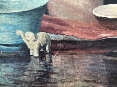 Margaret Fulton Spencer White Vase 