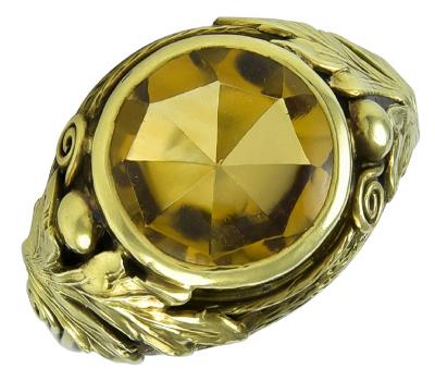 Margaret Rogers Margaret Rogers Gold Ring with Citrine
