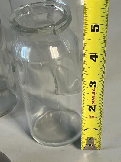 Margarete Schutte Lihotzky 8 Frankfurter Kuche Aluminum and Glass Spice jars by Margarete Schuette Lihotzky