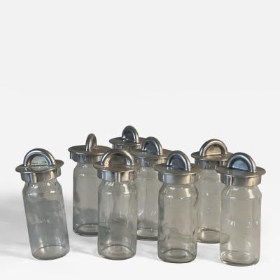 Margarete Schutte Lihotzky 8 Frankfurter Kuche Aluminum and Glass Spice jars by Margarete Schuette Lihotzky