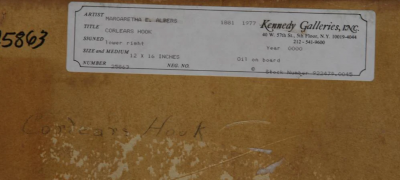 Margaretha E Albers Corlears Hook