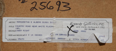 Margaretha E Albers Country Road