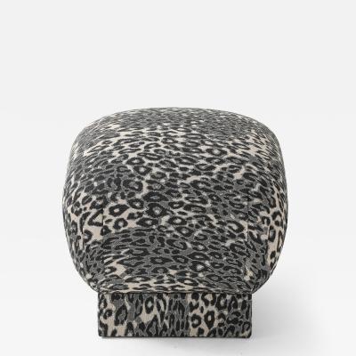 Marge Carson Marge Carson Bergamo Leopard Pouf