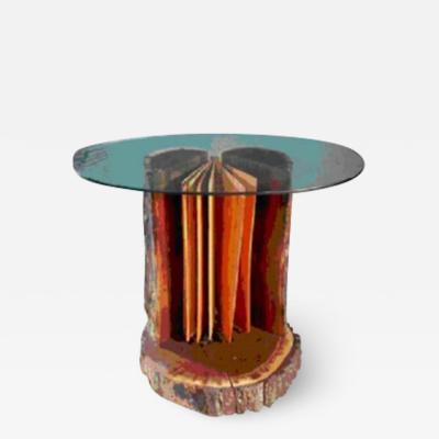 Margery Ellen Goldberg Manual Tree of Life End Table 