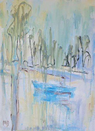 Margo Donoghue Blue Boat Norman Creek 