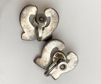 Margot van Voorhees Carr Silver enamel necklace bracelet earrings set by Margot van Voorhees Carr