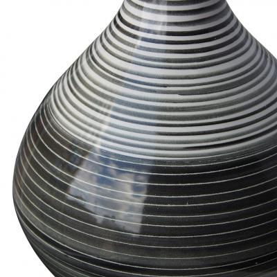 Mari Simmulsson Monumental Vase With Lyrical Spiraling Design by Mari Simmulsson