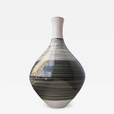 Mari Simmulsson Monumental Vase With Lyrical Spiraling Design by Mari Simmulsson