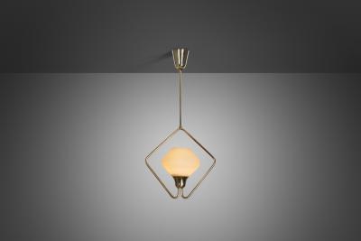 Maria Lindeman Maria Lindeman Model K2 47 Pendant Lamp for Idman Finland ca 1950s