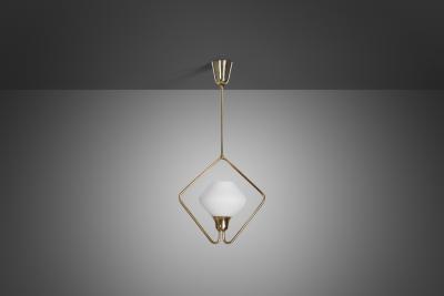 Maria Lindeman Maria Lindeman Model K2 47 Pendant Lamp for Idman Finland ca 1950s