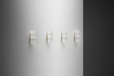 Maria Lindeman Set of Four K8 24 Wall Lamps by Maria Lindeman for Idman Finland 1950s