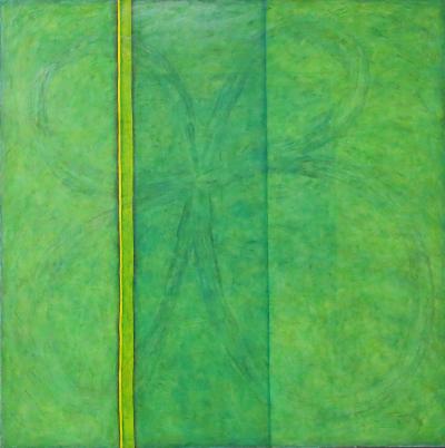 Maria Olivieri Quinn Maria Olivieri Quinn b 1944 Oil on Canvas Knot Finite 2003 60 x 60 
