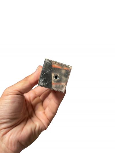 Maria Pergay 1970s belt serie silver plated lighter holder by Maria Pergay