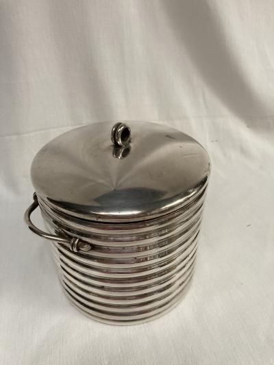 Maria Pergay 1970s silver plated boxe in the style of Maria Pergay