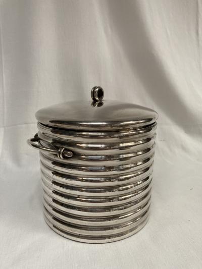 Maria Pergay 1970s silver plated boxe in the style of Maria Pergay